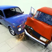  Beam Drive Car Crash Test Simulator