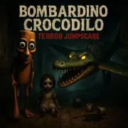 Bombardino Crocodilo teror jumpscare