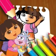 Dora the Explorer the Coloring Book Icon