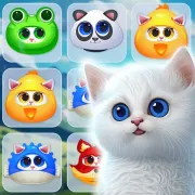 Kitty Jewel Quest: A Delightful Match-3 Game for Cat Lovers Icon