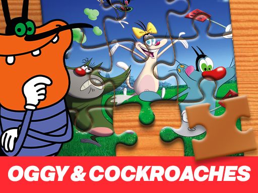 Oggy and the Cockroaches Jigsaw Puzzle | Play Free Online Games for