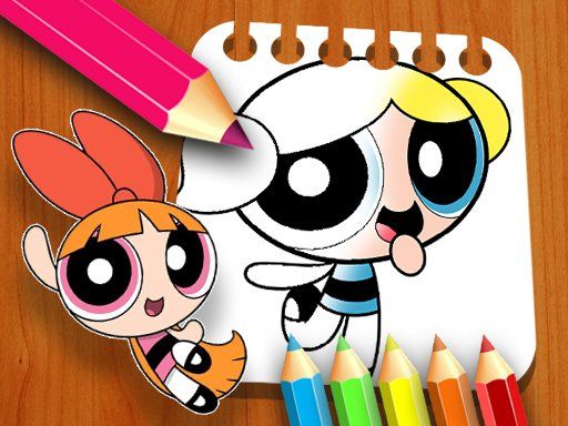 The Powerpuff Girls Coloring Book | Play Free Online Games for mobile ...