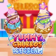 Yummy Churros Ice Cream Icon